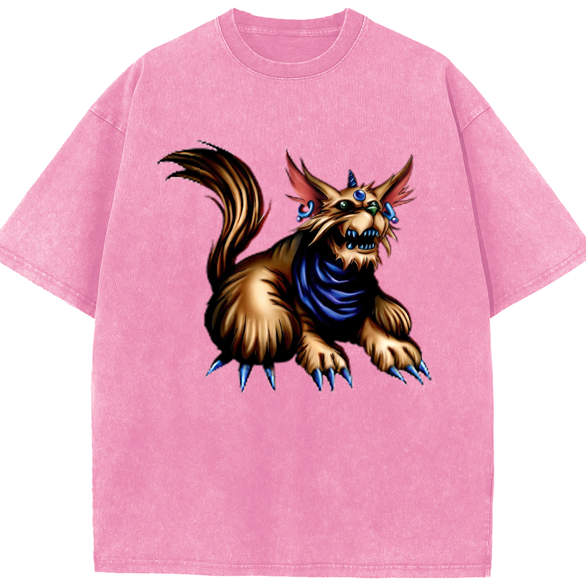 （画像用） 遊☆戯☆王 Yu-Gi-Oh! 綿100% ヴィンテージ風 半袖Tシャツ（フロントプリント）